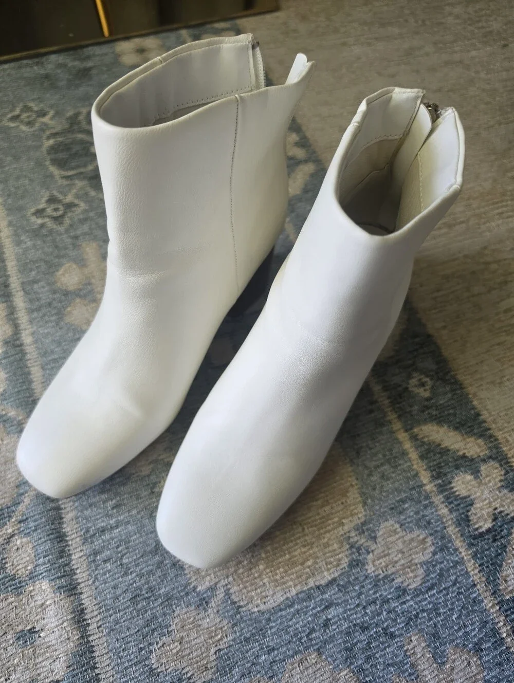White Ankle Boots